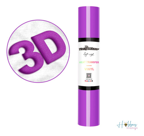 Teckwrap Vinil Termoadhesivo 3d Morado Plotter Cortar Inflab