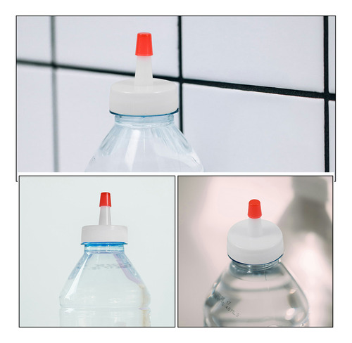 50 Tapones De Plástico Para Botellas, Tapas De Botellas Con