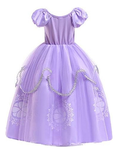 2024: Disfraz De Princesa Sofía De Hoizosg Para Niñas Rapunz