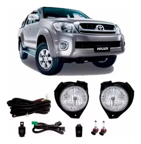 Neblineros Toyota Hilux 2006-2011 Kit Completo