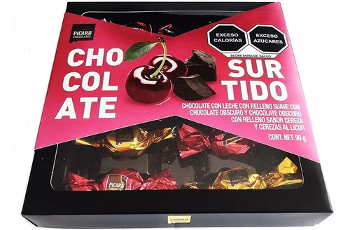 Caja De Chocolates Surtidos De Frutos Rojos Picard