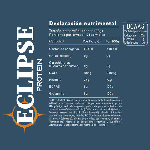 Proteína Whey Hidrolizada Isolate Eclipse 5kg Varios Sabores Vainilla
