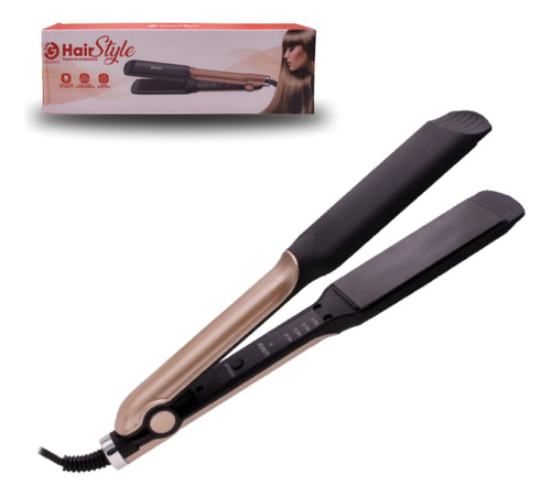 Alisadora Dorada Plancha Profesional Alisador De Cabello Gs