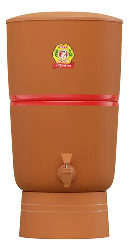 Filtro De Barro São João Premium 10 L + 4 V. Tripla Ação Cor Marrom
