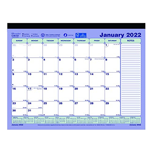 Calendario De Escritorio Mensual 2022 Imanes, 12 Meses,...