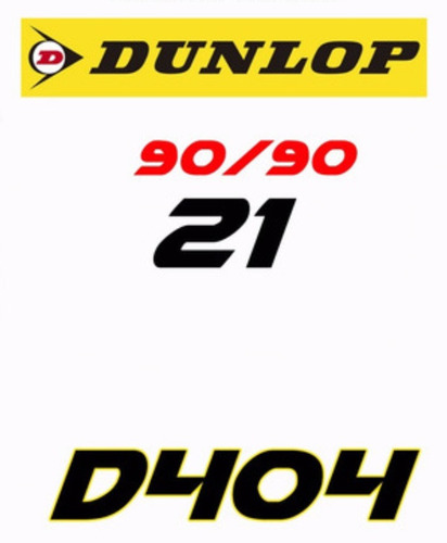 Imagen 2 de 3 de Cubierta Dunlop D404 90/90/21