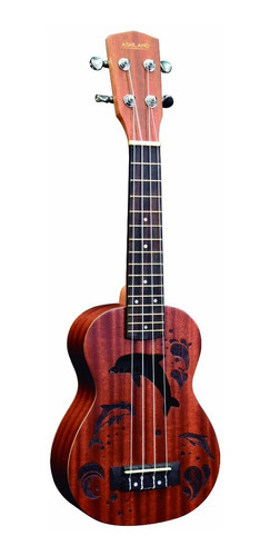 Ukelele Soprano Ashland Uk187s Caoba Delfin