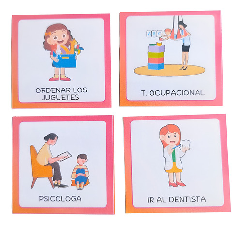 Pictogramas. 60 Rutinas Diarias Niña. Autismo.