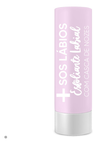 Lip Balm Esfoliante Com Casca De Nozes Top Beauty