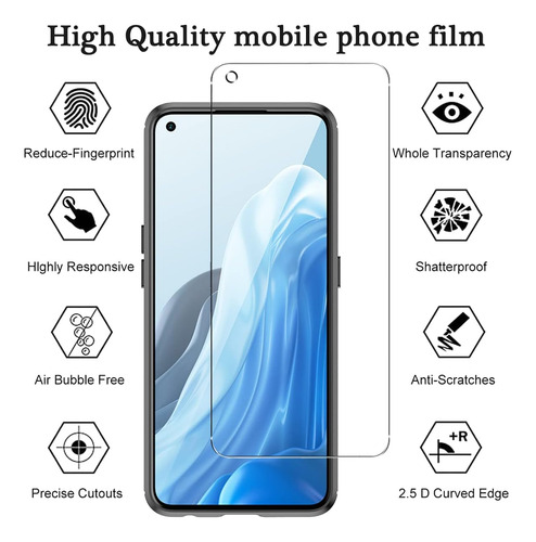Funda Silicona Fibra De Carbono Para Find X5 Lite+mica