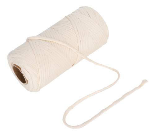 Cuerda De Algodón De Una Sola Hebra, Hilo De Macramé De Algo