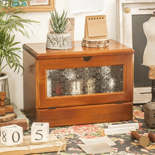 Wooden Makeup And Cosmetic Organizer, Case