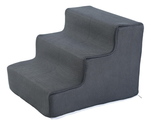 Rampa Para Gatos, Escalera Para S 3 Peldaños Gris Oscuro