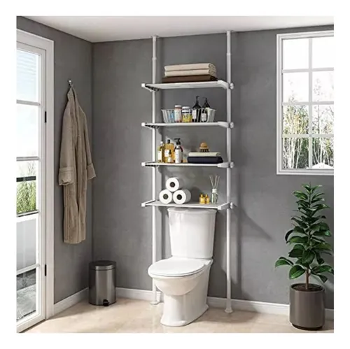 Almacenamiento Sobre El Inodoro, Organizador De Baño Alto, E