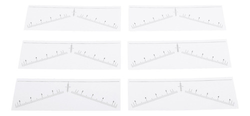 Adesivos Brow Ruler, 100 Folhas, Estênceis Descartáveis Para