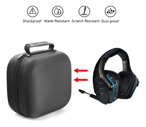 Funda Portátil Para Auriculares Inalámbricos Logitech G933 P