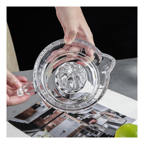 Exprimidor De Vidrio Profesional Con Extractor De Jugo De