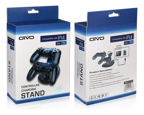 Base De Carga Doble Para Joystick Ps4