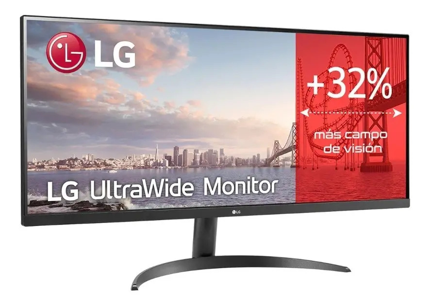 Monitor Gamer LG con pantalla de 34" 75Hz y resolución WFHD