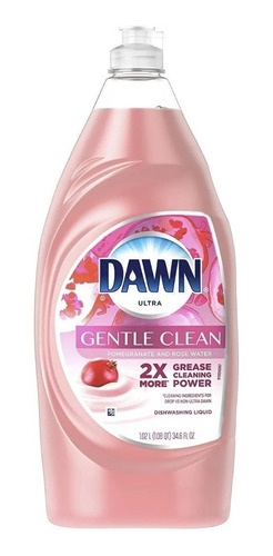 Detergente Lavatrastes Líquido 1.02 L Dawn 2 Pzs Gentle Msi