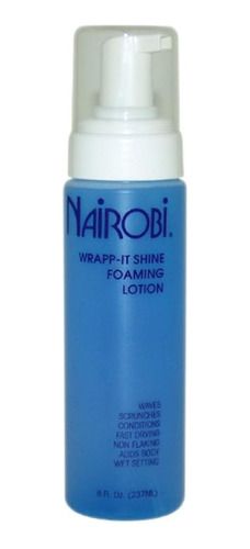 Nairobi Wrapp-it Shine Foaming Lotion, 8 Onzas