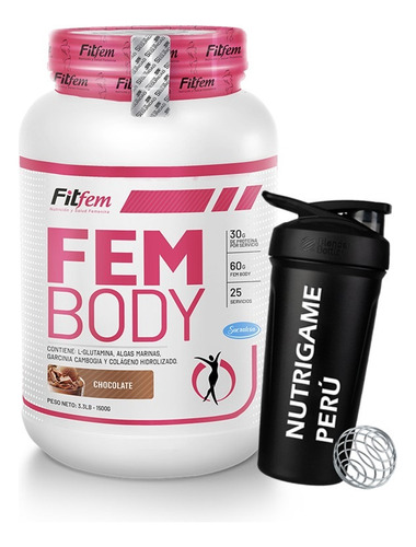 Fem Body 1.5kg Reemplazador De Comidas - Tienda Fisica