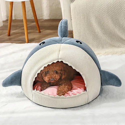 Cama para perro de tiburon new arrivals
