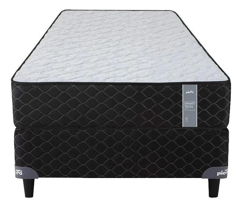 Sommier Y Colchón Piero Smart Tech Espuma 190x100 Blanco