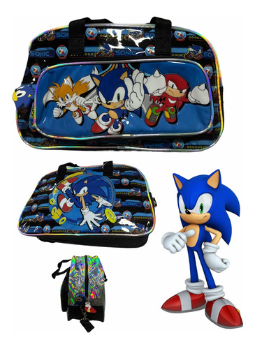 Bolso Mochila Deportivos Club Colonia Colegio Sonic Hedgehog