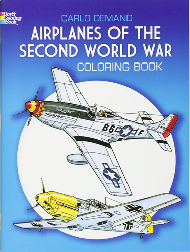 Libro Airplanes Of The Second World War Coloring Book