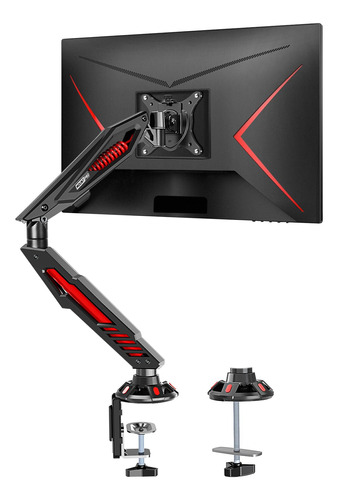 Brazo Soporte Monitor Gamer Mount Pro 32'' Led Rgb -rojo