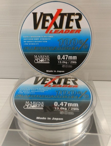 Linea de pesca Marine Sports LEADER VEXTER color transparente