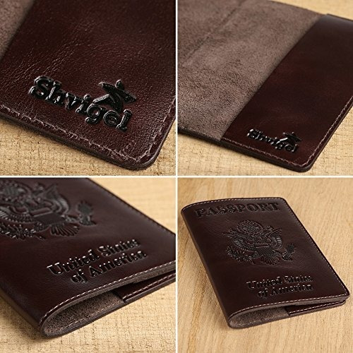 Cartera Para Pasaporte Shvigel Leather Passport Cover Ho 