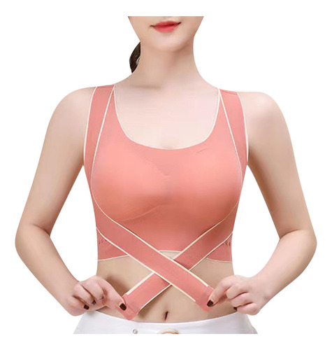 Chaleco Interior De Yoga Con Hebilla Lateral Para Mujer, Sin