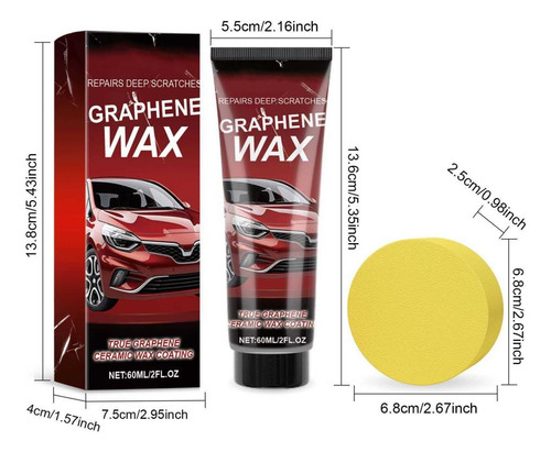 Pasta Reparadora De Arañazos De Coche J Graphene Wax 6003