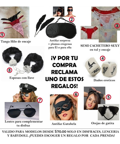 Imagen 2 de 3 de Lencería Disfraz De Novia Noche De Bodas Porta Liga + Regalo