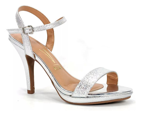 Sandalia Vizzano Mujer Vestir Taco Fino 9 Cm Noche Fiesta Kw