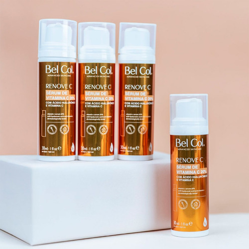 Sérum Vitamina C 20% Renove C Com Ácido Hialurônico Bel Col