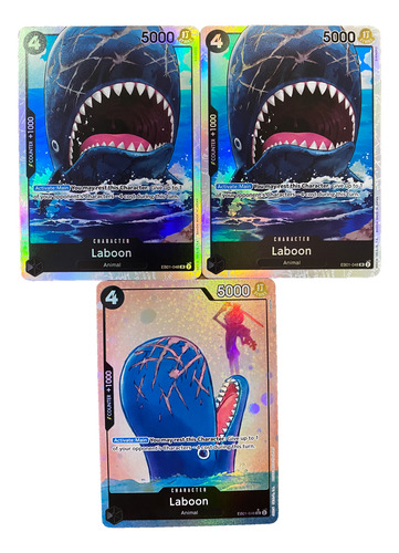 3 Laboon Eb01-048 2 Super Rare 1 Altern One Piece Tcg Laboon Inglés