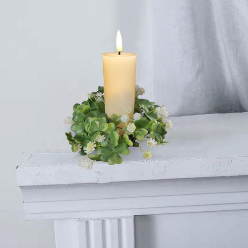 Corona Con Forma De Vela Artificial Con Forma De Trébol Para