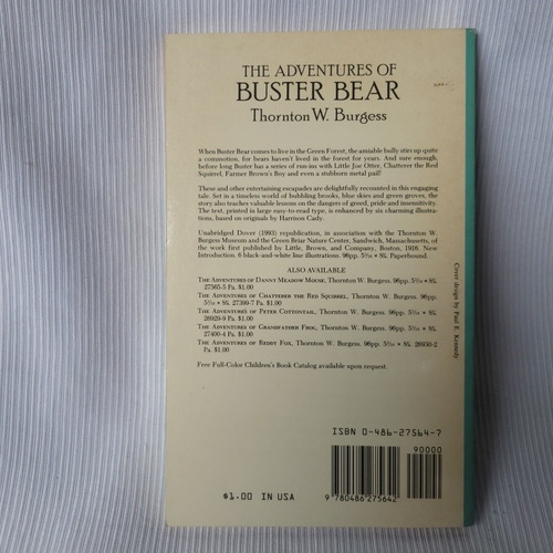 The Adventures Of Buster Bear. Thornton W. Burgess