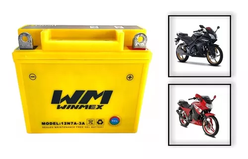 Bateria de moto 12N7-3A / JH 150, Choper Jialing, Forza