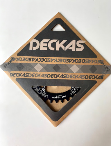 Coroa Única Deckas Narrow Ride 104bcd 38t Cor Preto