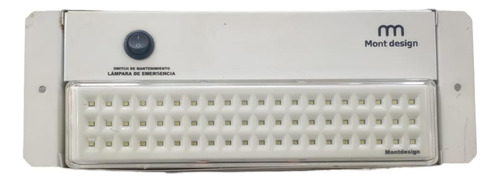 Lampara De Emergencia Led Mondesingn Para Empotrar. Bom-156