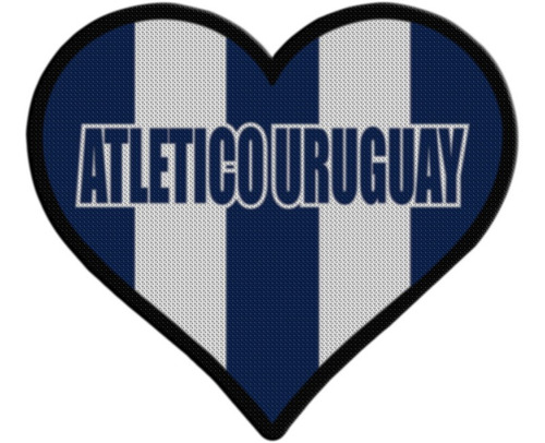 Parche Termoadhesivo Corazon Atletico Uruguay
