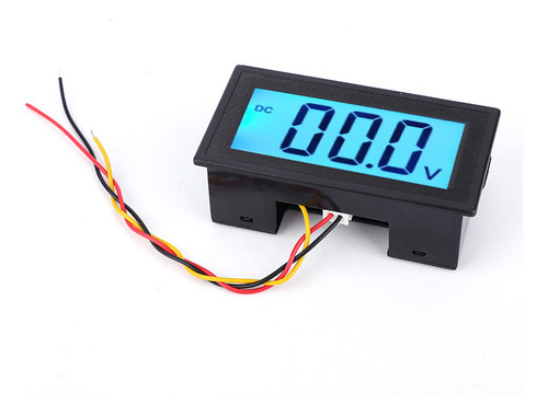 Medidor De Voltaje De Tres Cables Con Pantalla Digital Lcd Y