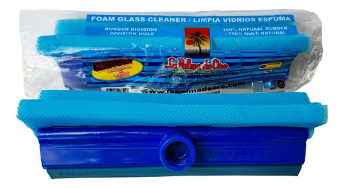 30 Limpia Vidrios Manual Con Jalador Y Espuma Palma De Oro