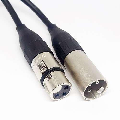 Cabo Para Microfone Santo Ângelo Com Xlr Importado 5 Mt