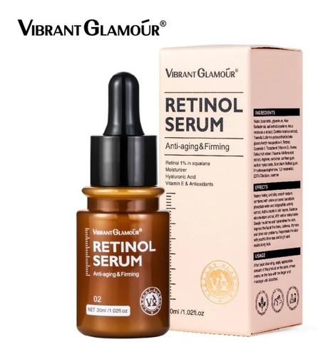 Serum Retinol Antiedad Reafirmante 30ml Mejora Flacidez Tipo de piel Todo tipo de piel