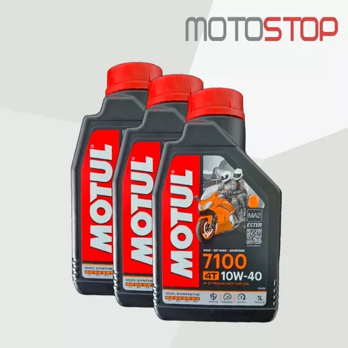 Aceite Motul 7100 10w40 4t 100% Sintético Frances (3 Litros)